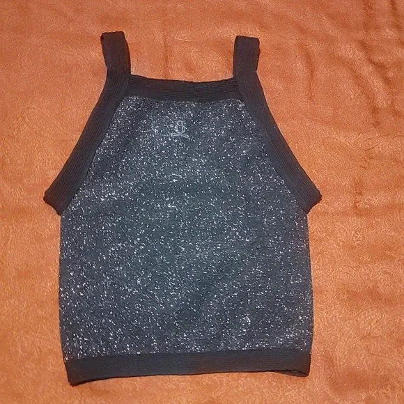Phat Buddha Yoga Top Size XS/S Sparkly Black - Picture 2 of 4